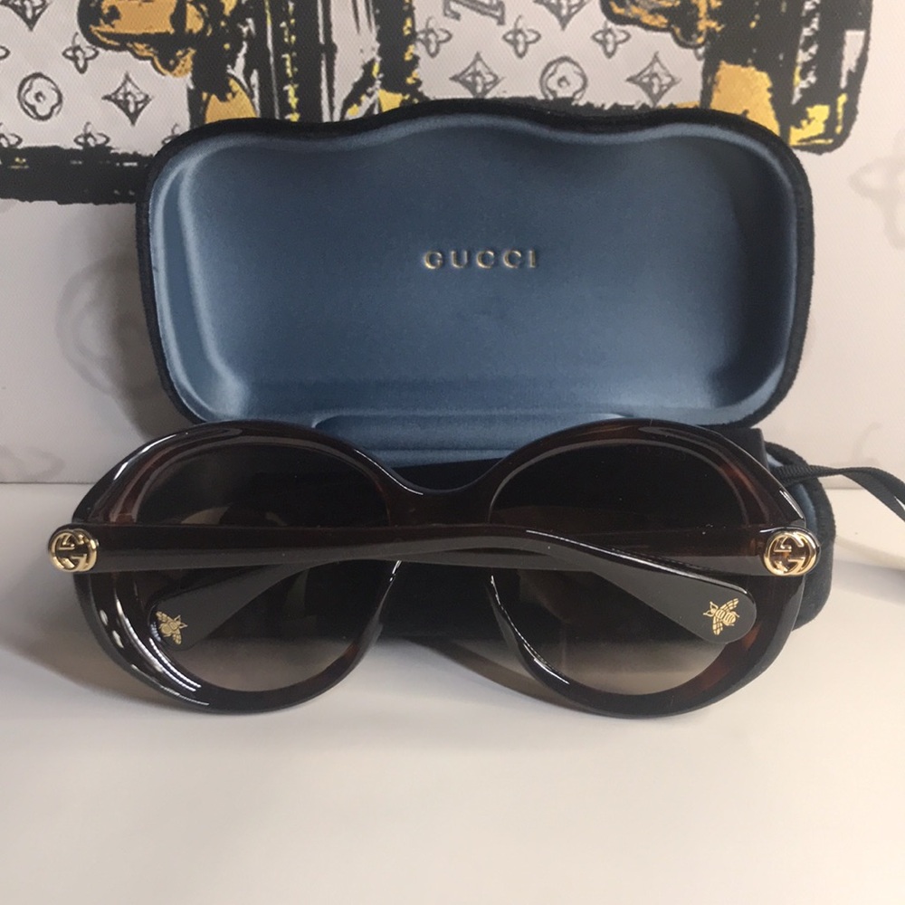 New Authentic Gucci Brown Sunglasses GG0368s 002 - Picture 12 of 13
